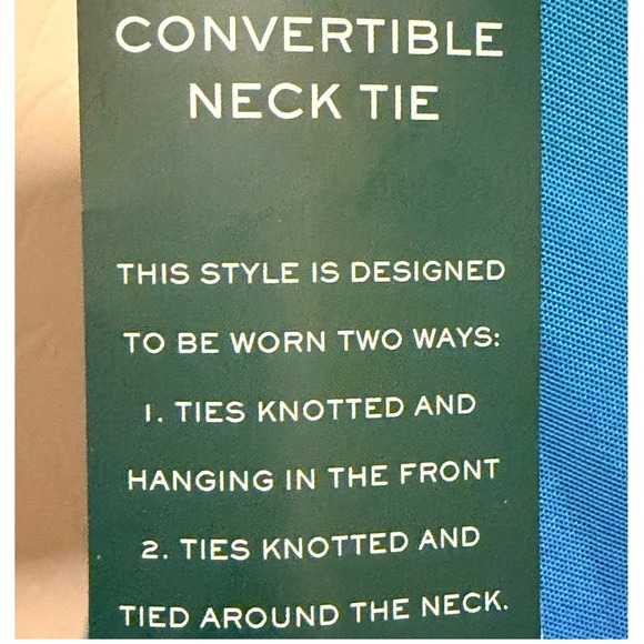 Lauren Ralph Lauren Ombre Convertible Neck Tie Swim Dress Blue Teal 4 NWT - Picture 7 of 9